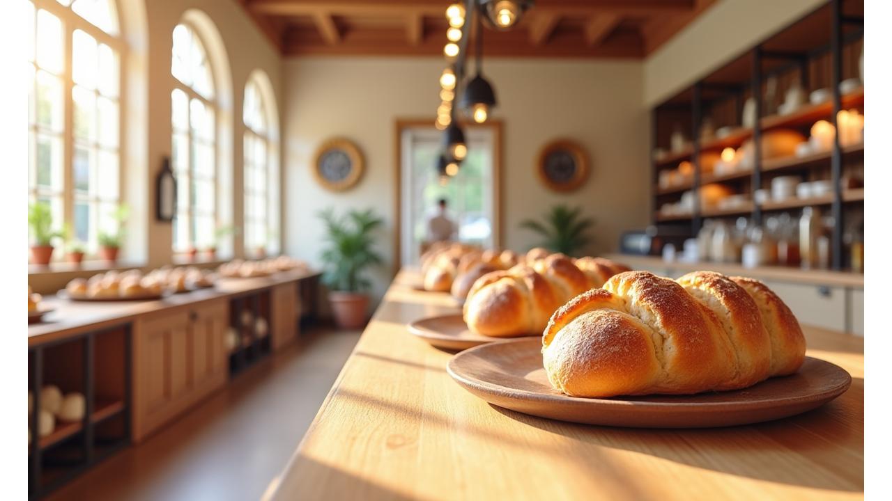 Intérieur d'Éclat Pâtisserie, avec comptoir et produits frais