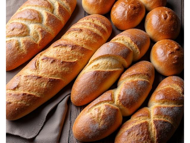 Assortiment de pains artisanaux frais pour la livraison en gros
