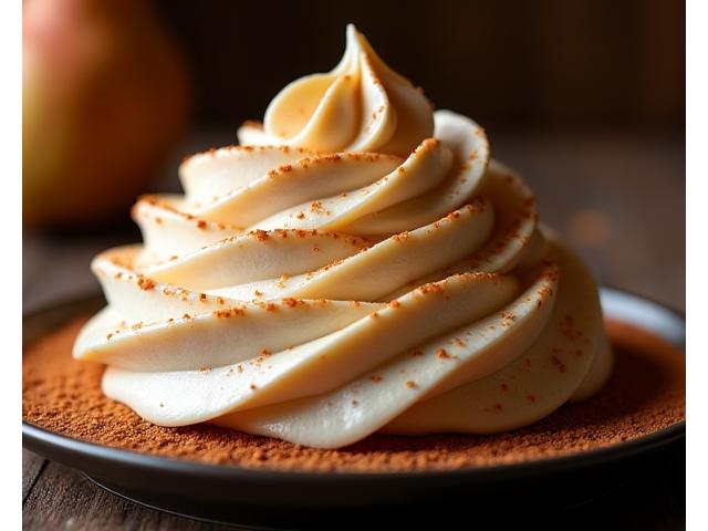 Mont Blanc revisité, avec crème de marron et meringue légère.